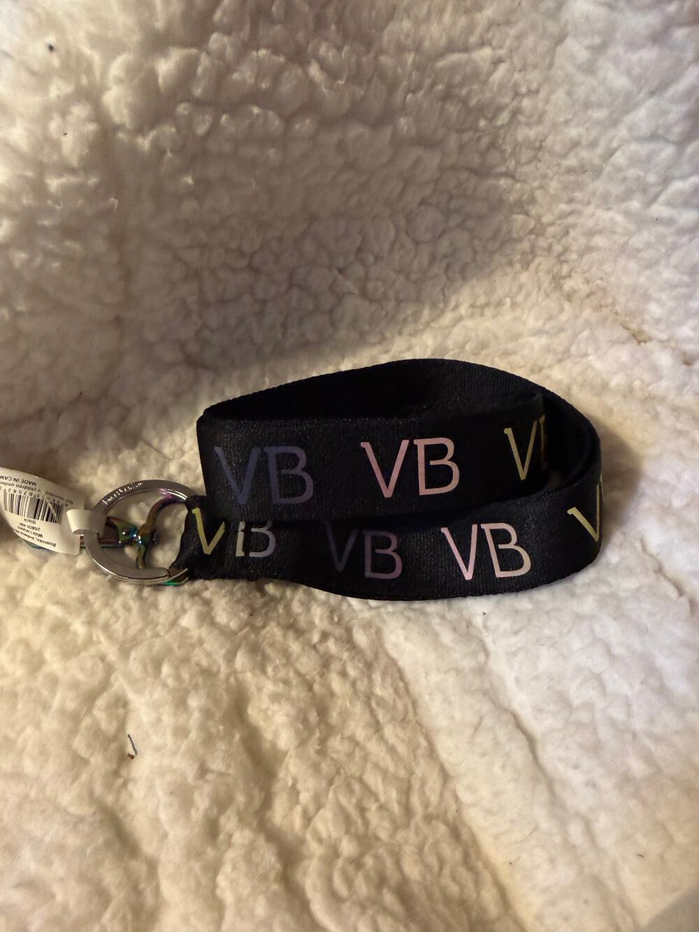Vera Bradley Wide Lanyard - Black